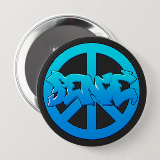 Eeuwige Lyphe Vrede Ronde Button 4,0 Cm
