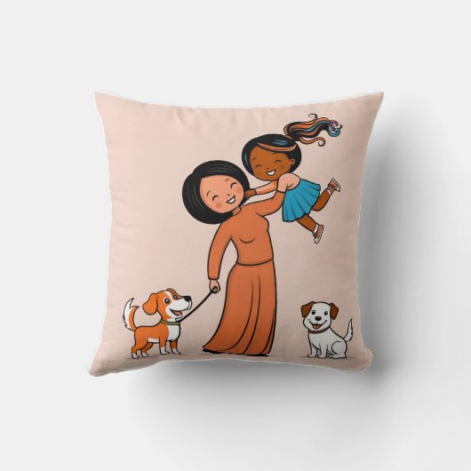 Eeuwige maanliefde kussen (Achterkant)