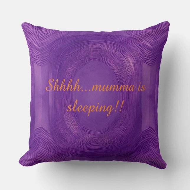 Eeuwige Majesteit: Paarse Eeuwigheid? Kussen (Voorkant)