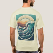 Eeuwige Oceaanstijging. T-shirt (Achterkant)