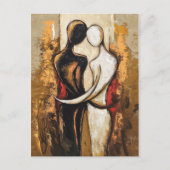 Eeuwige omhelzing briefkaart (Voorkant)