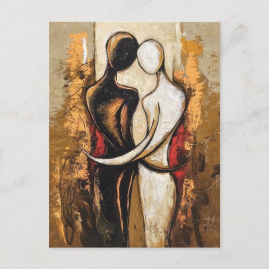 Eeuwige omhelzing briefkaart (Voorkant)