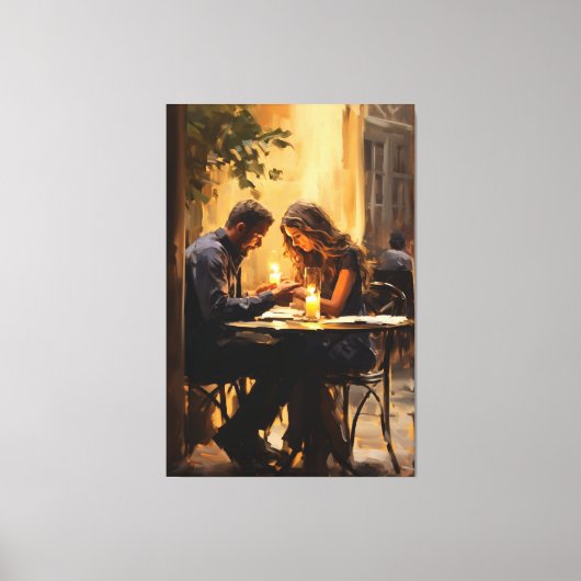 Eeuwige omhelzing" canvas afdruk (Voorkant)