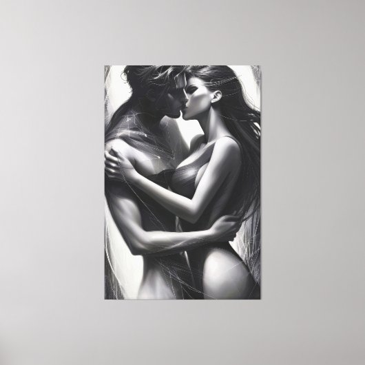 Eeuwige omhelzing canvas afdruk (Voorkant)