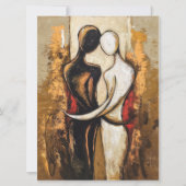 Eeuwige omhelzing feestdagenkaart (Voorkant)