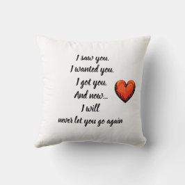💕 "Eeuwige Omhelzing" Liefde Quote Cushion💕 Kussen