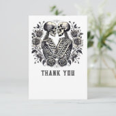 Eeuwige omhelzing: liefde voorbij het leven bedankkaart (Staand voorkant)