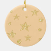 Eeuwige Omhelzing - Mr & Mrs Eerste Kerstmis Keramisch Ornament (Achterkant)