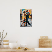 Eeuwige Omhelzing: Tijdloze Tango | POSTER (Keuken)