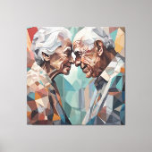 eeuwige ontmoeting canvas afdruk (Voorkant)