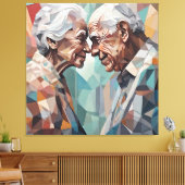 eeuwige ontmoeting canvas afdruk (Insitu (Woonkamer))