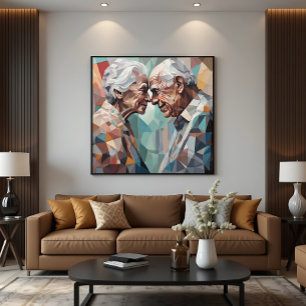eeuwige ontmoeting canvas afdruk