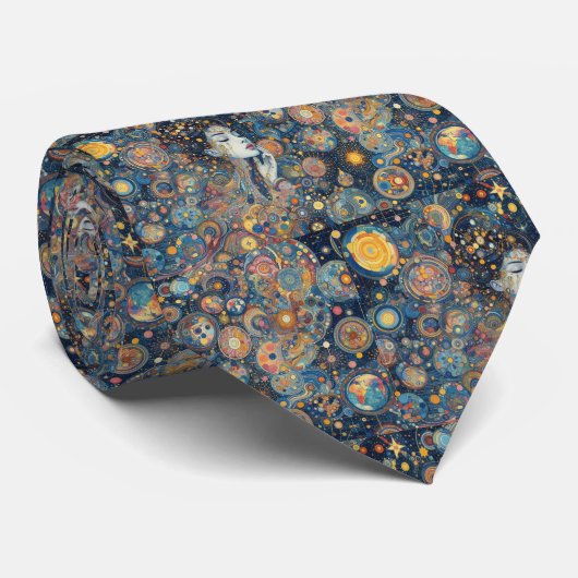 "Eeuwige ontvouwing" Stropdas (Opgerold)