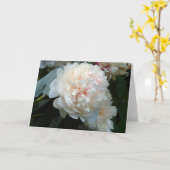 Eeuwige Pioen Kaart (Gele Bloem)