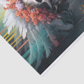 Eeuwige Prinses Krijger, Indiaanse Schedel Tissuepapier (Detail)