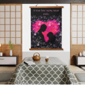Eeuwige Romance - Liefde Quote Wandtapijt Hangend Wandkleed