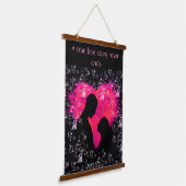 Eeuwige Romance - Liefde Quote Wandtapijt Hangend Wandkleed (Gebogen)