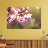 Eeuwige schoonheid van Sakura-kersenbloesems Canvas Afdruk (Insitu (Woonkamer))