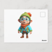 Eeuwige Shiva: De Allerhoogste Yogi in Goddelijke Briefkaart (Achterkant)