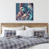 Eeuwige Shiva: De Allerhoogste Yogi in Goddelijke Canvas Afdruk (Insitu (Slaapkamer))