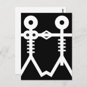 Eeuwige Skeleten Icon 2007 Kunst Briefkaart (Voorkant / Achterkant)