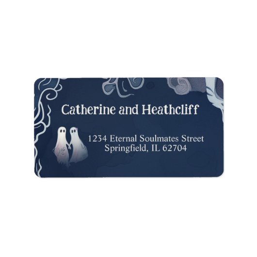 Eeuwige Soulmates bruiloft Etiket (Voorkant)