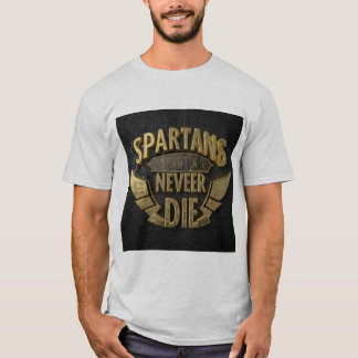 Eeuwige Spartanen Het onverzettelijke Spirit T-shi T-shirt