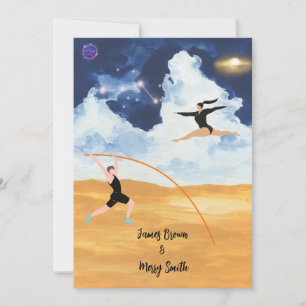 Eeuwige sprong van liefde: Een Beachside Unie brui Kaart