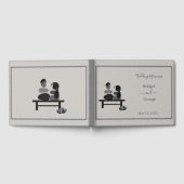 Eeuwige Stenen paar Boho bruiloft Gastenboek (Volledig)