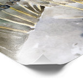 Eeuwige stilte op het kerkhof foto afdruk (Hoek)