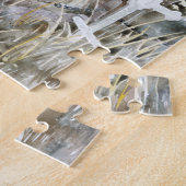 Eeuwige stilte op het kerkhof legpuzzel (Zijkant)