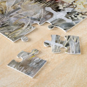 Eeuwige stilte op het kerkhof legpuzzel (Zijkant)