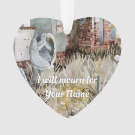 Eeuwige stilte op het kerkhof ornament