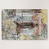 Eeuwige stilte op het kerkhof Puzzle Legpuzzel (Horizontaal)