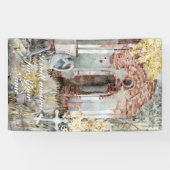 Eeuwige stilte op het kerkhof spandoek (Horizontaal)