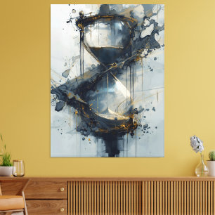 eeuwige stroom canvas afdruk