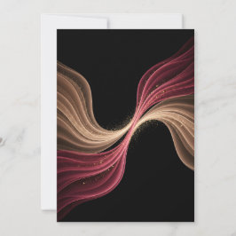 Eeuwige Stroom van Liefde — Abstracte Romantische  Bedankkaart