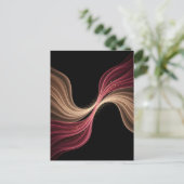 Eeuwige Stroom van Liefde — Abstracte Romantische Briefkaart (Staand voorkant)