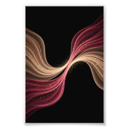 Eeuwige Stroom van Liefde — Abstracte Romantische  Foto Afdruk