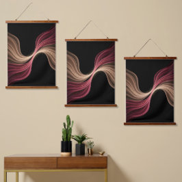 Eeuwige Stroom van Liefde — Abstracte Romantische  Hangend Wandkleed
