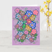 Eeuwige tijd! kaart (Gele Bloem)