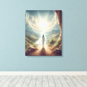 Eeuwige triomf door de poort van de hemel canvas afdruk (Insitu (Houten vloer))