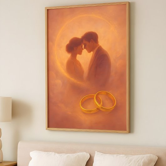 Eeuwige Unie – Abstract Design voor Kosmische Roma Poster