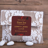 Eeuwige Verbondenheid Trouwen Vierkante Sticker