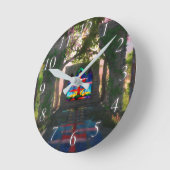 Eeuwige verlichte paasklokken ronde klok (Hoek)