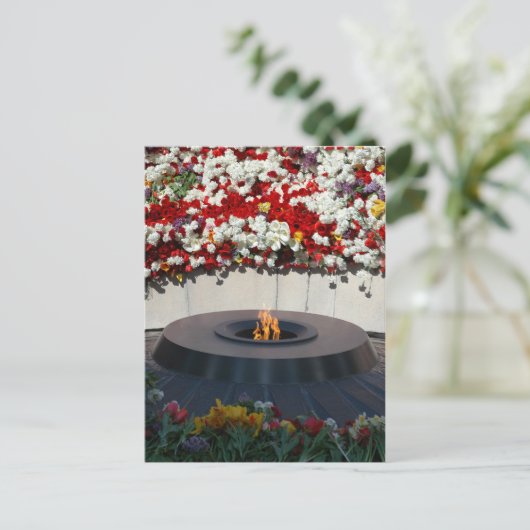 Eeuwige vlam Briefkaart (Staand voorkant)