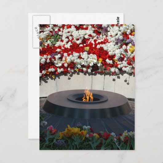 Eeuwige vlam Briefkaart (Voorkant / Achterkant)