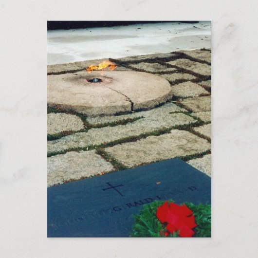 eeuwige vlam jfk briefkaart (Voorkant)
