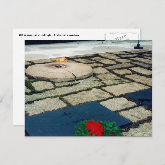 eeuwige vlam jfk briefkaart (Voorkant / Achterkant)