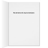 Eeuwige vlamsympathie Wenskaart (Binnen (Rechts))